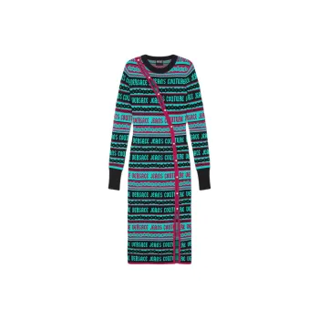 VERSACE Long-Sleeved Dresses Women's Green