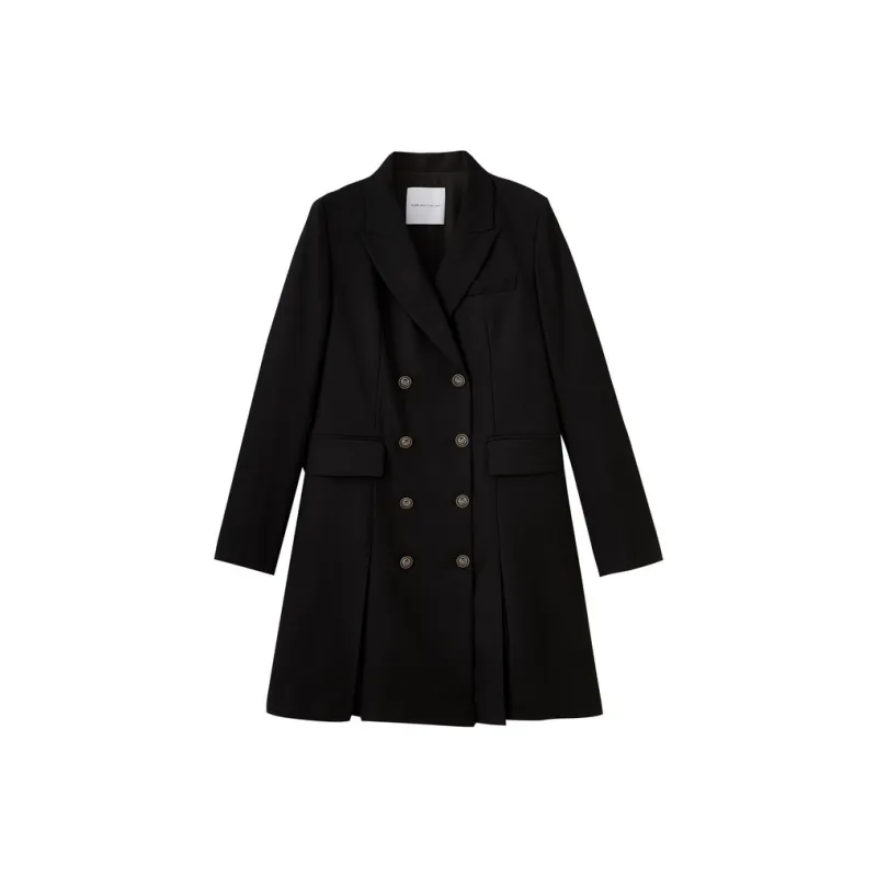 SHUIYUNJIAN Long Sleeved Dresses Women's Black-0