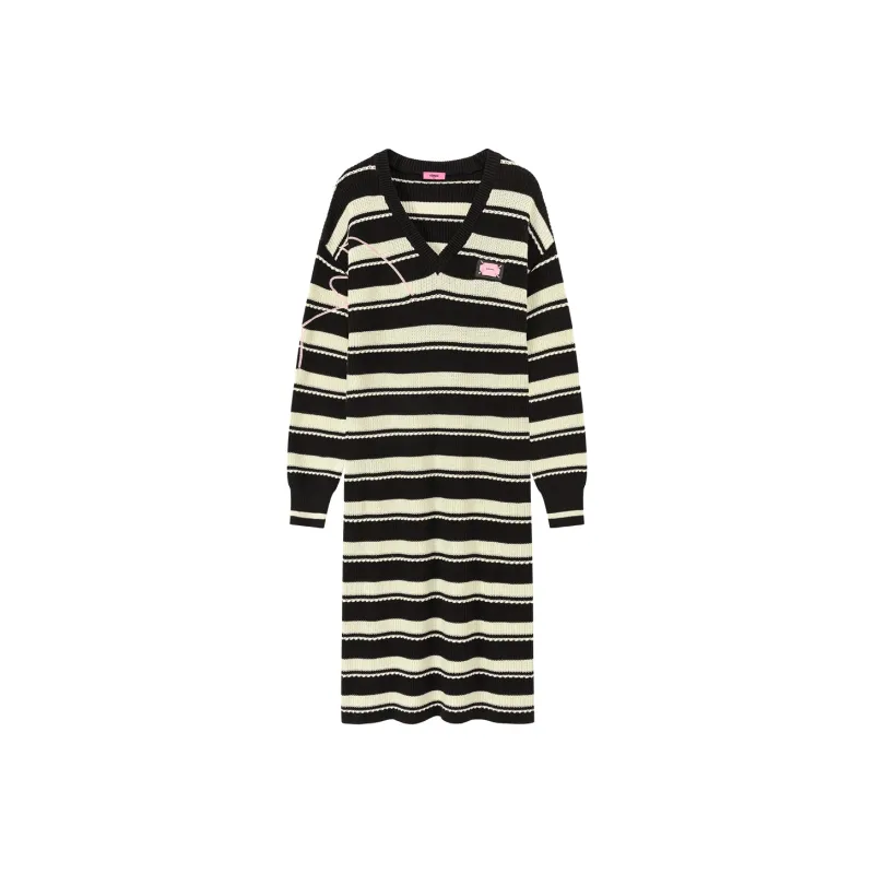 CHUU Long Sleeved Dresses Women's Black-0