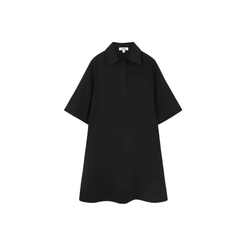 COS Short Sleeved Dresses Women's Black-0