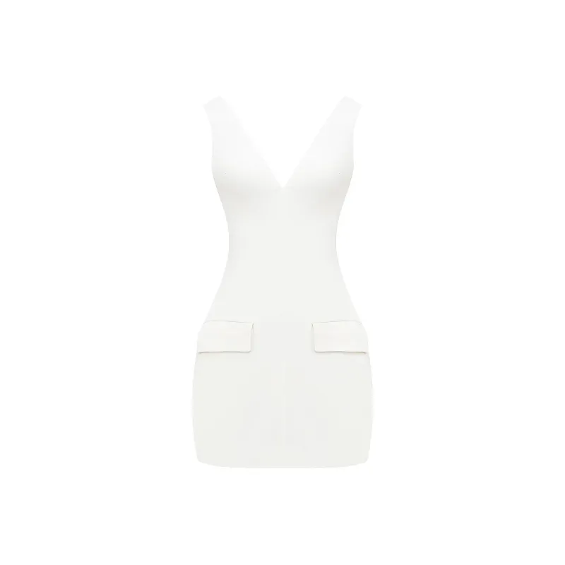 HOUSE OF CB OLYMPIA Slip Dress Women's WHITE/White-5