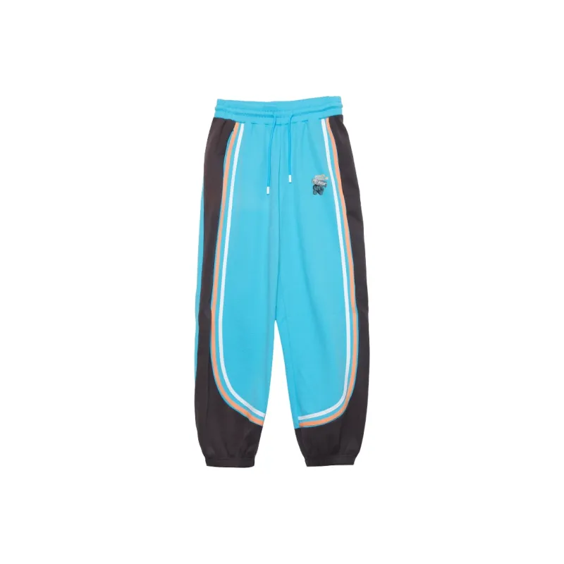 MUGUOGUOMU Knitted Sports Pants Women's Sky Blue-0