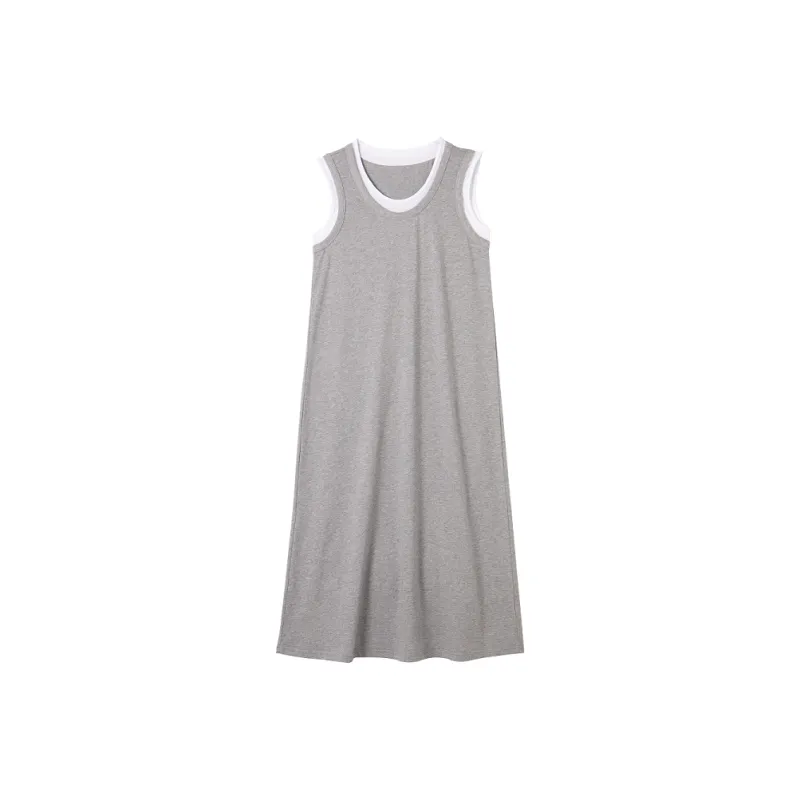 【dme】 Sleeveless Dress Women's Honey Powder-2