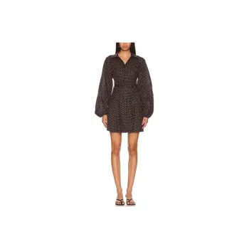FAITHFULL THE BRAND Long-Sleeved Dresses Women's Russet
