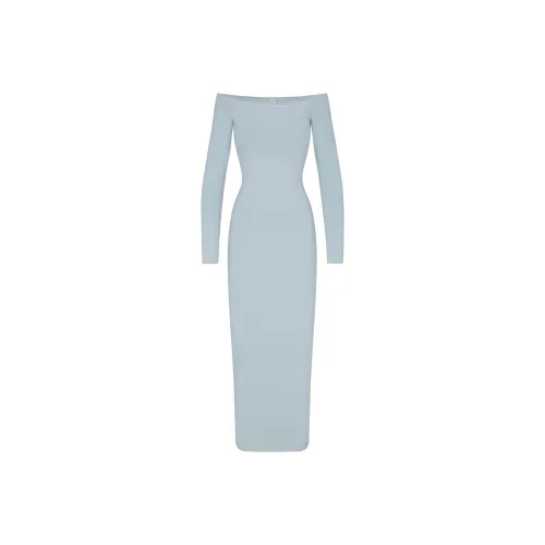 Skims Long-Sleeved Dresses Women's Sky Blue