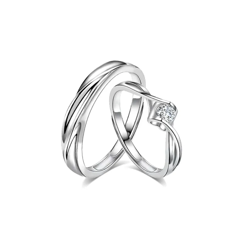 MISS TOOYA S999 Fine Silver Rings Unisex-0