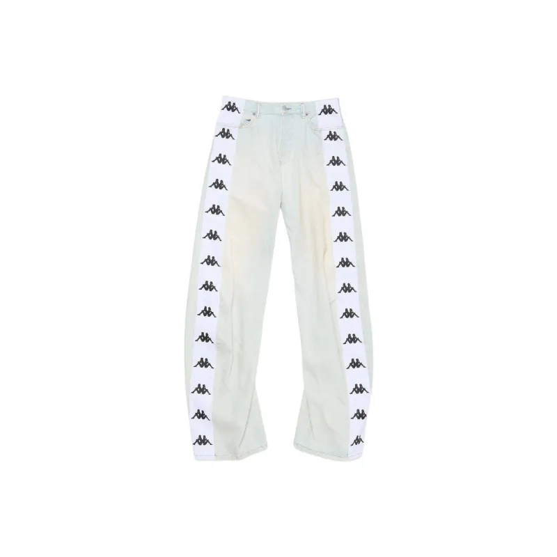 Acne Studios X Kappa Loose Fit 2006M Jeans Light Wash-0