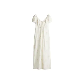 H&M Short Sleeved Dresses Women's Cream