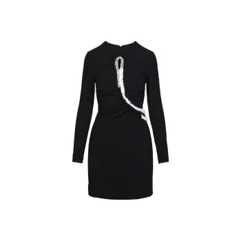 Stella McCartney Long Sleeved Dresses Women's Black