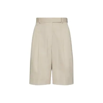 THOM BROWNE High Waisted Thigh Length Shorts