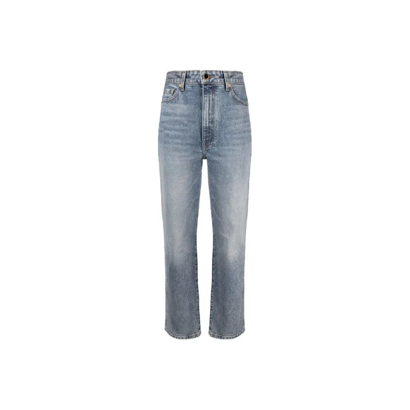 KHAITE Abigail High Waist Jeans-0