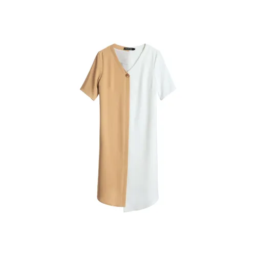 Mambe Short Sleeved Dress Women's White