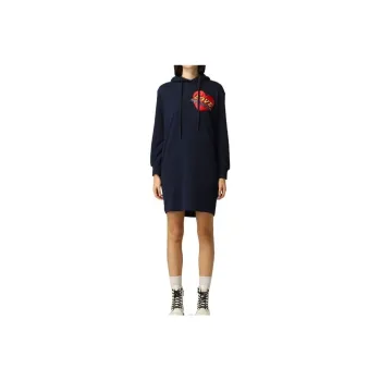 LOVE MOSCHINO Long Sleeved Dresses Women's Dark Blue