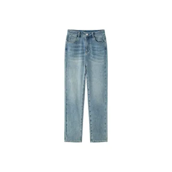 ZHOUMIAO Jeans Women's Breeze Blue