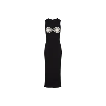 Magda Butrym Crochet Bra Tank Dress