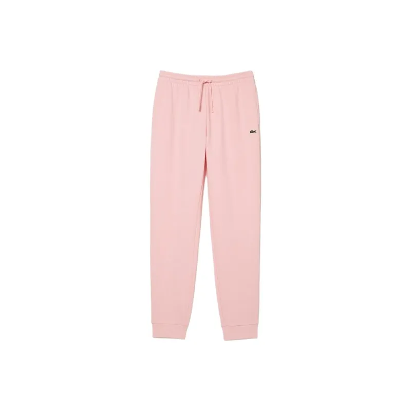 LACOSTE Knitted Sports Pants Women's Pink Water Lily-0