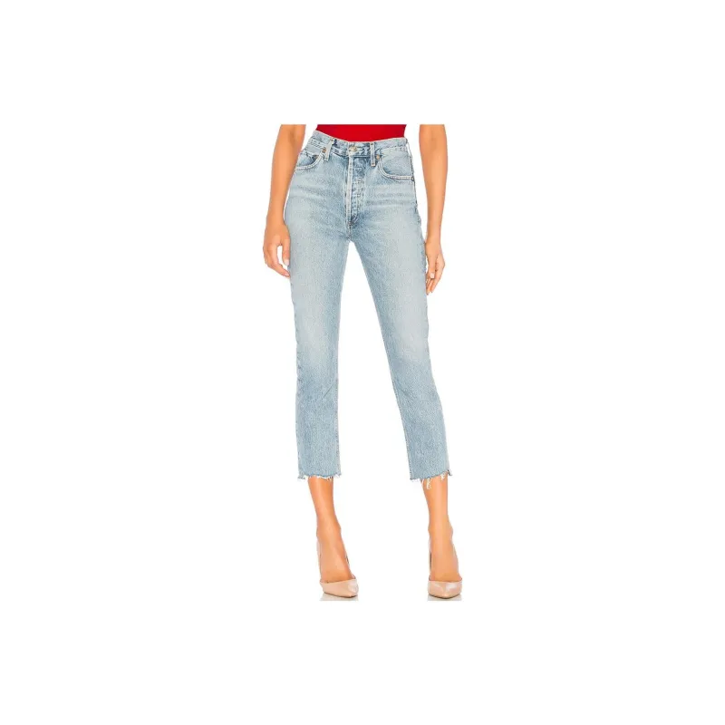 AGOLDE Jeans Women's Lotus Gray-0