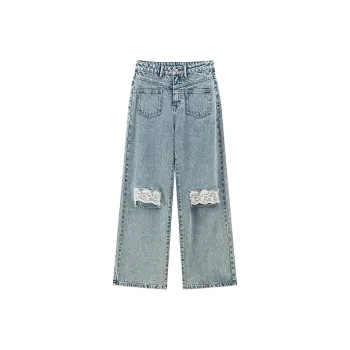 CHUU Jeans Women's Light Denim Blue