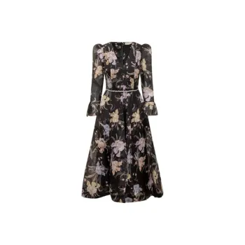 Zimmermann Eden Long Sleeved Midi Dress