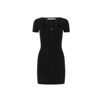 Alexander Wang Short Sleeved Dresses Women's Black