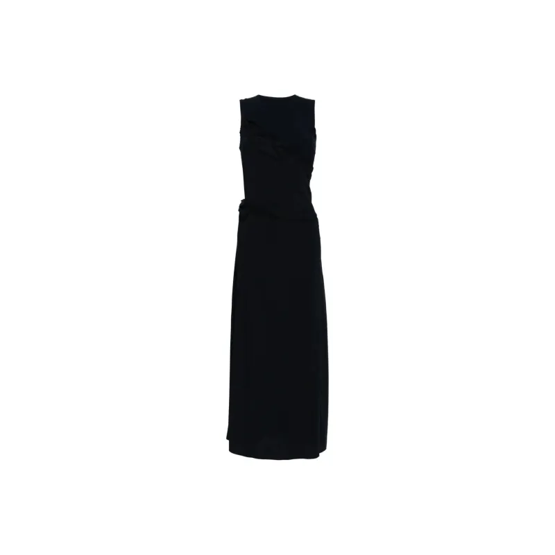 MM6 Maison Margiela Lace detail Maxi Dress-0