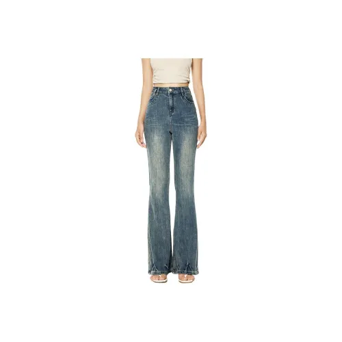 Kazakhstan Jeans Women's Dark Sea Blue