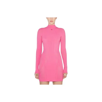 Misbhv Bianca Knitted Mesh Mini Dress