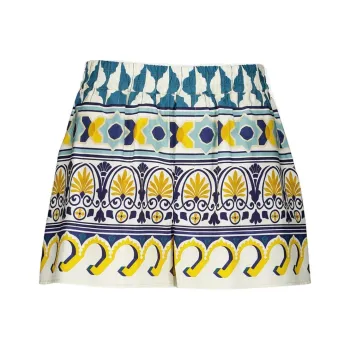 La DOUBLEJ. Abstract pattern Cotton Shorts