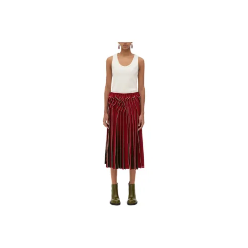 Bottega Veneta FW24 Knit Long Skirt Women's Rose