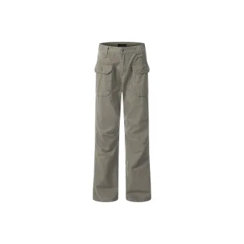 Peaches Peaches Cargo Pants Unisex Gray Green
