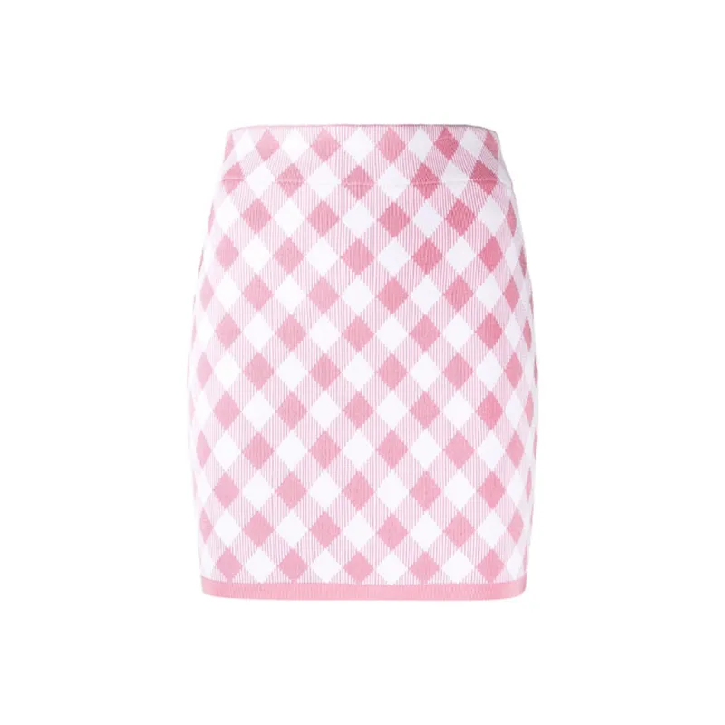 BALMAIN Casual Short Skirts Women's Pink-0