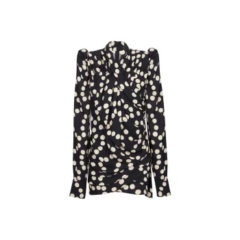 BALMAIN Long-Sleeved Dresses Women's Black