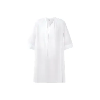 Self Who Short Sleeved Dress Women's Cloud White