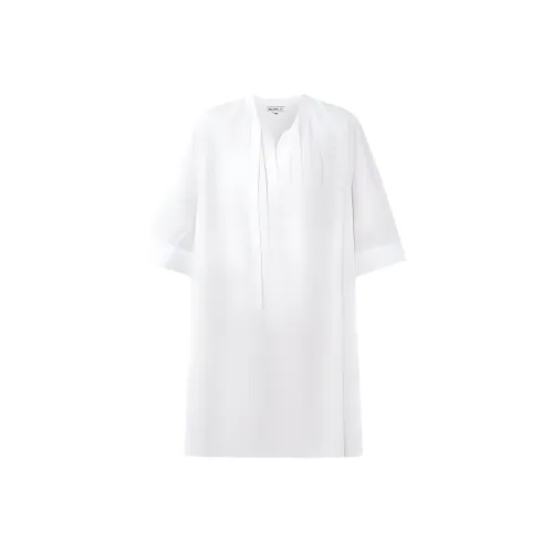 Self Who Short Sleeved Dress Women's Cloud White