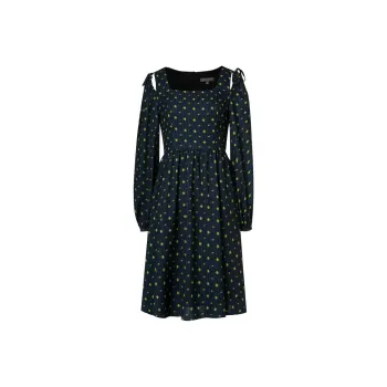 MeetMetro Long Sleeved Dresses Women's Print
