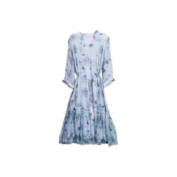 Kele Coco Short Sleeved Dress Women's Haze Blue