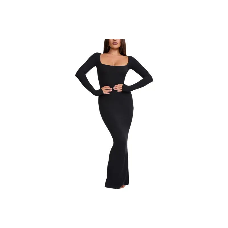 OH POLLY JUDE Long-Sleeved Dresses Women's Black-0