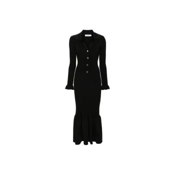 Self portrait Ruffled Maxi Dress