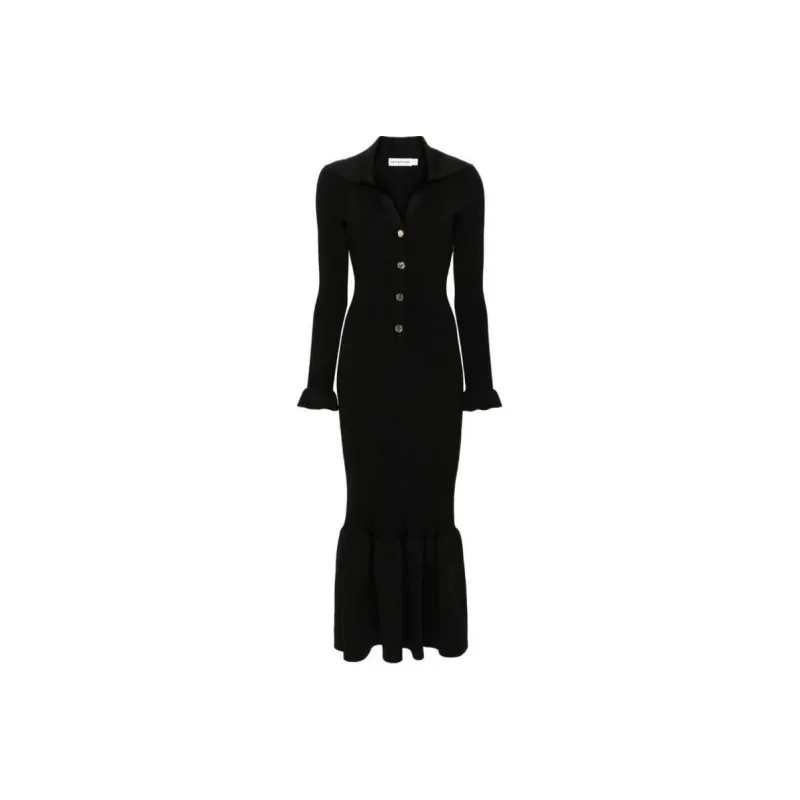 Self portrait Ruffled Maxi Dress-0