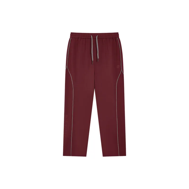 FUN SS25 Knitted Sports Pants Women's Ancora Red-0
