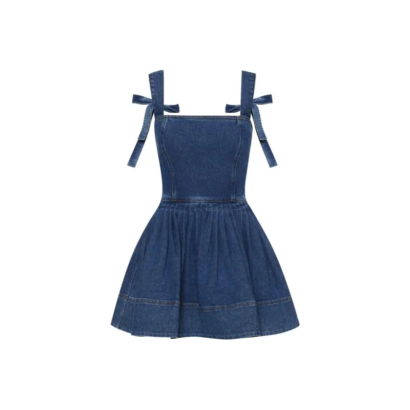 OSCAR DE LA RENTA Slip Dresses Women's Blue-0