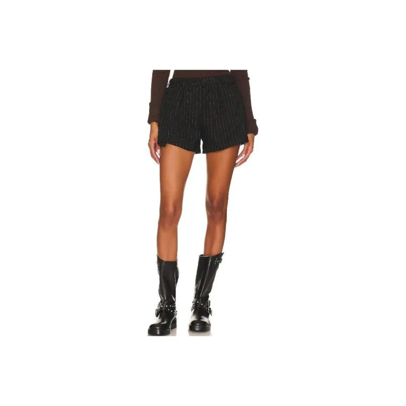 FREE PEOPLE Casual Shorts Women's Black-0