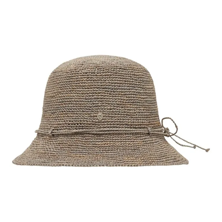 HELEN KAMINSKI Raffia, Cotton, Polyurethane, Nylon, Polyester Bucket Hats Unisex Umber-1