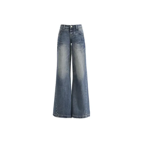 Wen Shan Jeans Women's Dark Blue