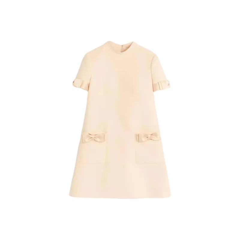 Valentino Crepe Couture Minidress-0