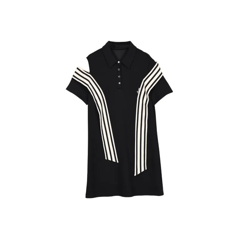 TOUCH Short Sleeved Dresses Women's Black-0