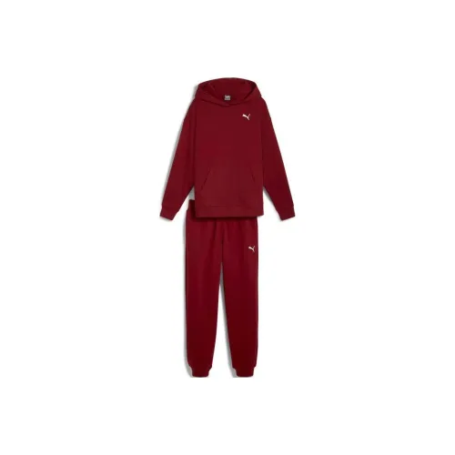 PUMA LOUNGEWEAR Casual Suit Women's Red