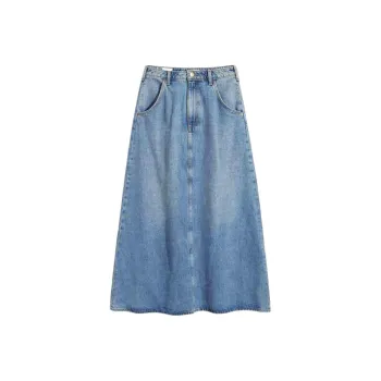 GAP Denim Long Skirt Women's Medium Indigo
