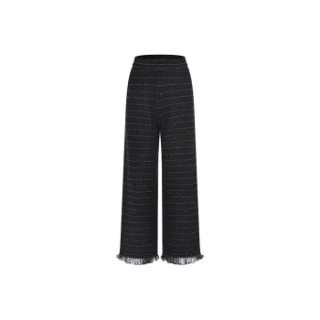 RARE Knitted Sports Pants Women's Black