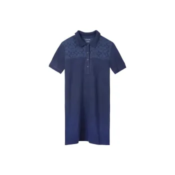COACH Short Sleeved Dresses Women's Navy